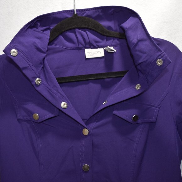 Zenergy Chicos Purple Half Zip Collared Dress - Picture 3 of 9